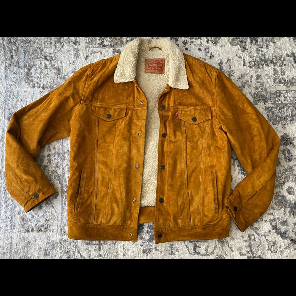 Levi’s suede shearling jacket